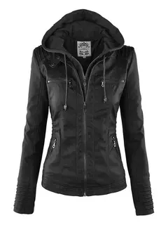 Chaqueta Gótica de Piel Sintética