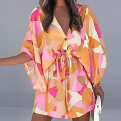 Imagen de Vestido corto con estampado Floral para mujer