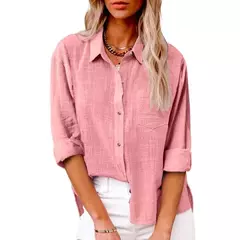Imagen de Camisas de lino y algodón para mujer.