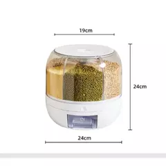 Dispensador de Arroz Granos y Cereales Giratorio de 360 grados - comprar en línea