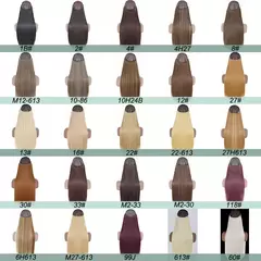 Extensión de Cabello Natural sin Clips