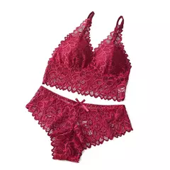 Conjunto de ropa Interior de Encaje Sexy