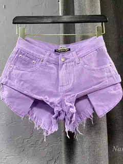 Imagen de Pantalones Cortos de Mezclilla
