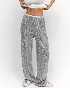 Pantalones de Lentejuelas Brillantes