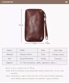 Bolso de Mano de Cuero en internet