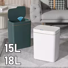 Cubo de basura con Sensor inteligente para cocina y baño, papelera impermeable - TOKO Directo a tu Puerta