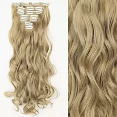 Extensión de Pelo Largo y Liso Natural 16 Clips - TOKO Directo a tu Puerta
