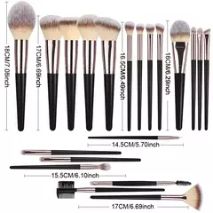 Juego de Brochas de Maquillaje en internet