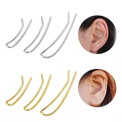 Imagen de Pendientes de Clip en forma de Horquilla