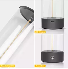 Imagen de Lámpara de mesa LED portátil inalámbrica,Ideal para Excritorios.
