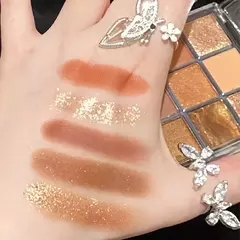 Paleta de Sombra de Ojos Mate Brillante