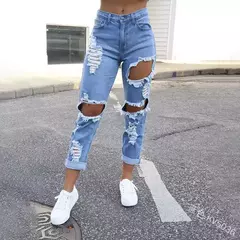 Pantalones Rasgados para Mujer - TOKO Directo a tu Puerta