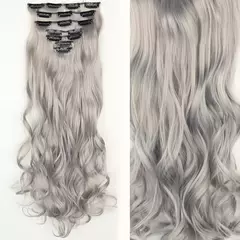 Extensión de Pelo Largo y Liso Natural 16 Clips - TOKO Directo a tu Puerta