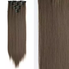 Extensión de Pelo Largo y Liso Natural 16 Clips en internet