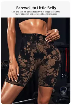 Pantalones cortos deportivos para mujer, mallas Push Ups de cintura alta. - comprar en línea