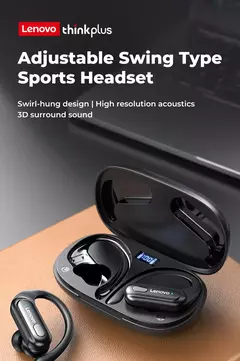 Lenovo-auricular inalámbrico XT60, dispositivo inteligente con reducción de ruido.