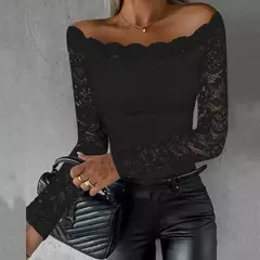 Blusa Manga Larga Elegante