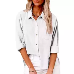 Camisas de lino y algodón para mujer.
