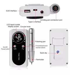 Pulidora Eléctrica Portátil Profesional para Uñas. - comprar en línea