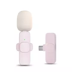 Imagen de Micrófono Lavalier inalámbrico portátil para iPhone, Android.