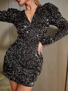Vestido Ceñido Lentejuelas