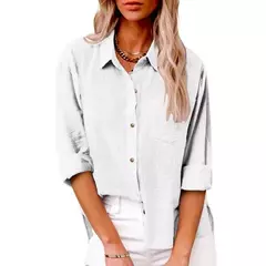 Imagen de Camisas de lino y algodón para mujer.