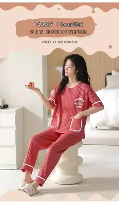 Conjunto de Pijama de Manga Corta - comprar en línea