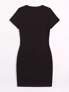 Vestido de verano de manga corta con estampado de melanina para mujer - comprar en línea