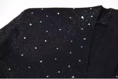 Vestido Ajustado Manga Larga (Diamantes) en internet