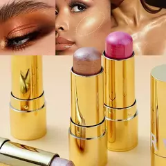 Colorete multiusos 3 en 1, Brillo Facial tinte para ojos, mejillas y labios, resistente al agua. en internet