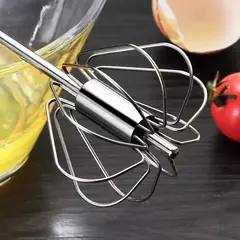Batidor semiautomático de acero inoxidable. - tienda en línea
