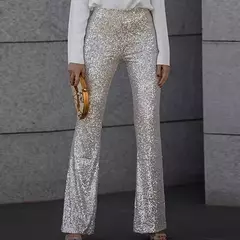 Pantalones Acampanados de Lentejuelas