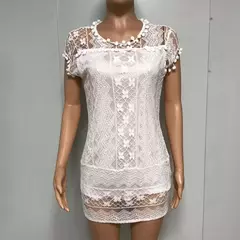 Vestido corto informal de verano sin mangas para mujer