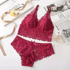 Conjunto de ropa Interior de Encaje Sexy en internet