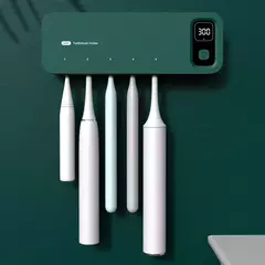 Esterilizador de cepillo de dientes UV recargable, soporte de cepillo de dientes en internet