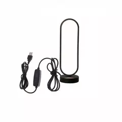 Lámpara de anillo para dormitorio, luz LED de noche con atenuación de tres col