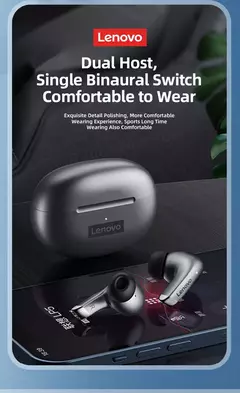 Original Lenovo LP5 auricular inalámbrico Bluetooth carga rápida anti agua. en internet