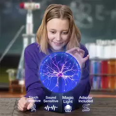 Lámpara de bola de Plasma Mágica con Control de Sonido. - tienda en línea