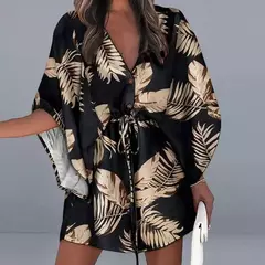 Vestido corto con estampado Floral para mujer - tienda en línea