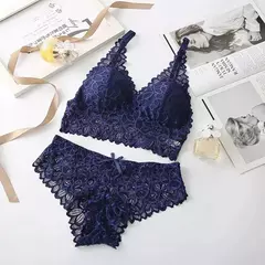 Conjunto de ropa Interior de Encaje Sexy en internet