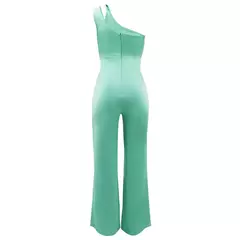 Imagen de Mono elegante de un hombro para mujer, sin mangas.