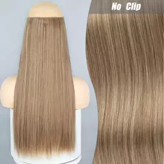 Extensión de Cabello Natural sin Clips
