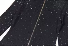 Vestido Ajustado Manga Larga (Diamantes) - comprar en línea