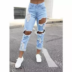 Pantalones Rasgados para Mujer - tienda en línea