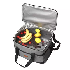 Bolsa enfriadora plegable de gran capacidad, bolsa de almuerzo de Picnic aislada - tienda en línea