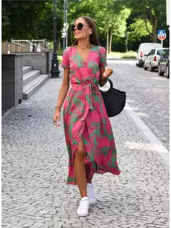 Vestidos largos con estampado Floral para mujer en internet