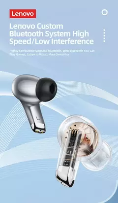 Original Lenovo LP5 auricular inalámbrico Bluetooth carga rápida anti agua.