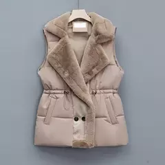 Chaleco de algodón con Aborregado - tienda en línea
