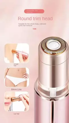 Depiladora Eléctrica Portátil con Forma de Lápiz Labial.