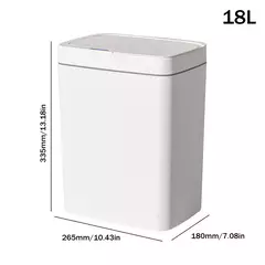 Cubo de basura con Sensor inteligente para cocina y baño, papelera impermeable